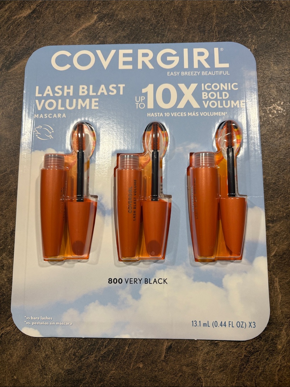 COVERGIRL Lash Blast Volume Mascara Trio — Orange Tubes, Very Black